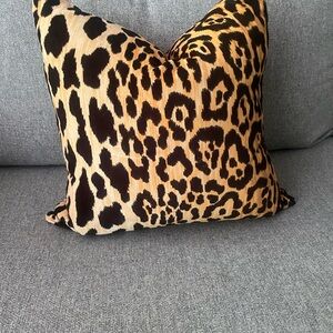 Leopard Print Accent Pillows
